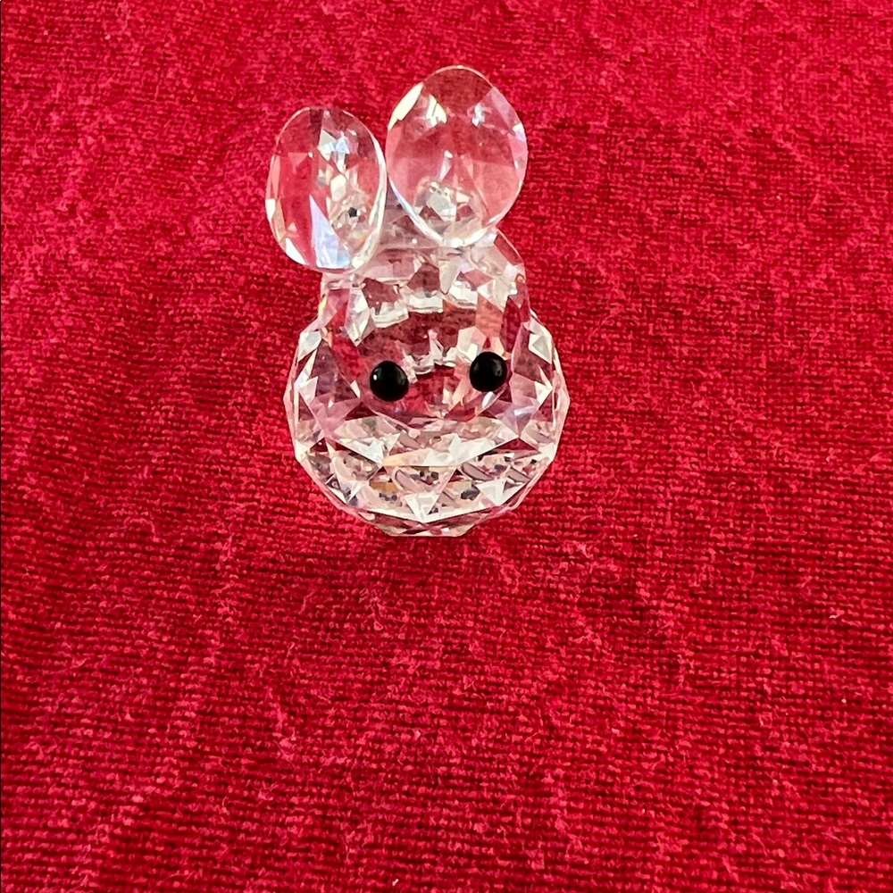 Swarovski Crystal Rabbit Figurine - height 1.0”
